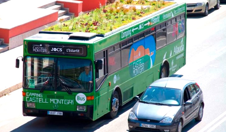 autobus madrid giardini pensili inquinamento verde min