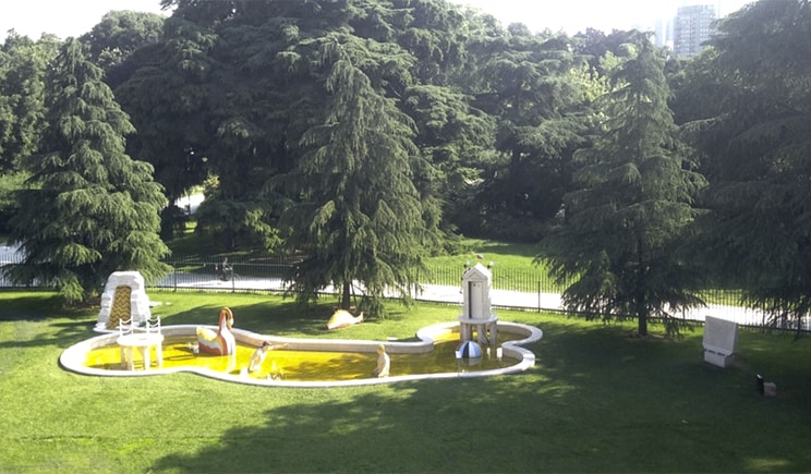 milano giardino triennale Bagni Misteriosi Giorgio De Chirico min