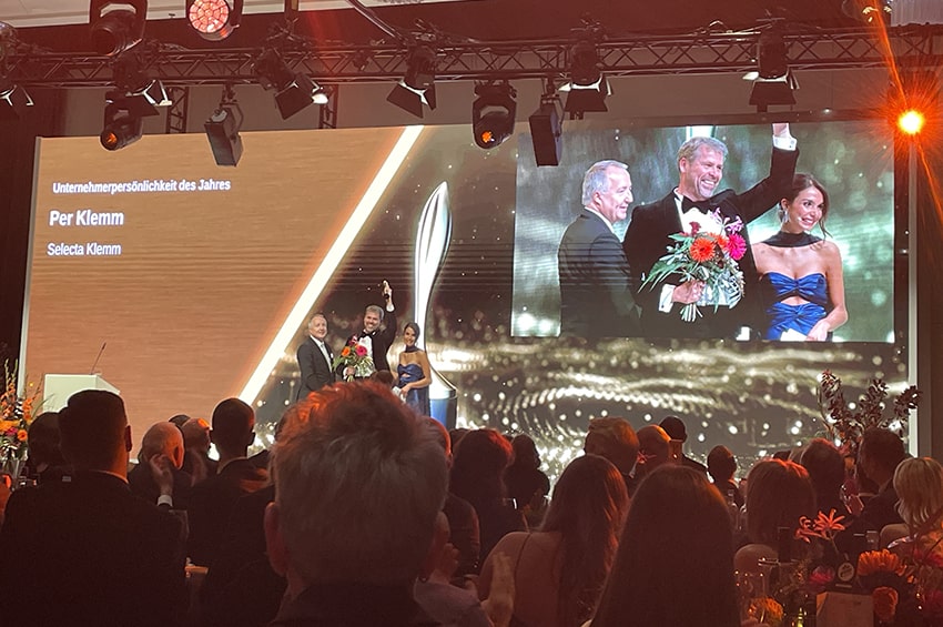 ap selecta per klemm entrepreneur of the year 2025 taspo award min