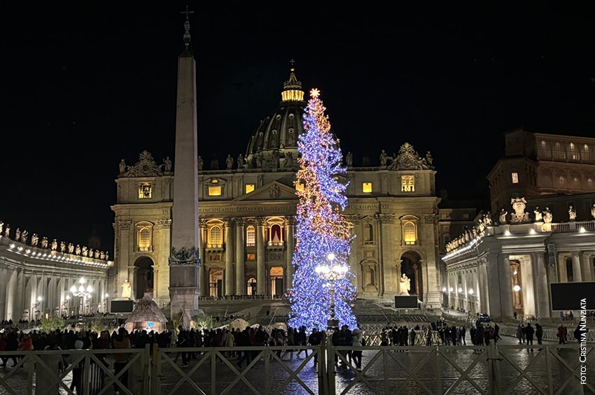 fn natale albero piazza san pietro foto copyright Cristina Nunziata min