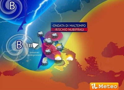 METEO – Nella seconda settimana di Settembre 2025 rischio di temporali autorigeneranti