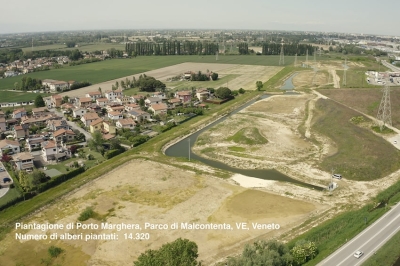 Parco Italia cresce: piantati oltre 14.000 alberi a Malcontenta (Venezia)