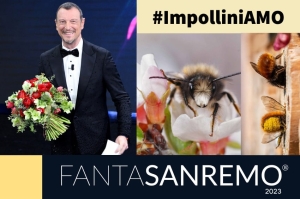Sanremo 2023: con l&#039;appello #ImpolliniAMO, il gioco FantaSanremo e l&#039;azienda 3Bee sostengono biodiversità e api