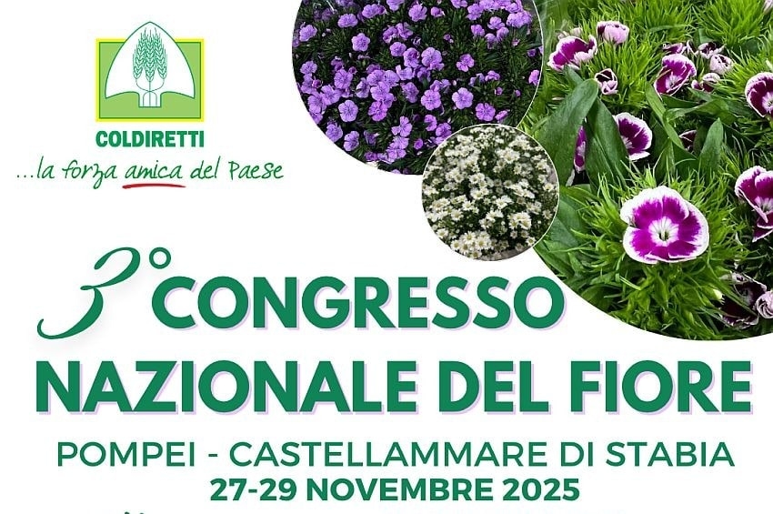 La Campania è pronta ad ospitare il Congresso Nazionale del Fiore di Coldiretti