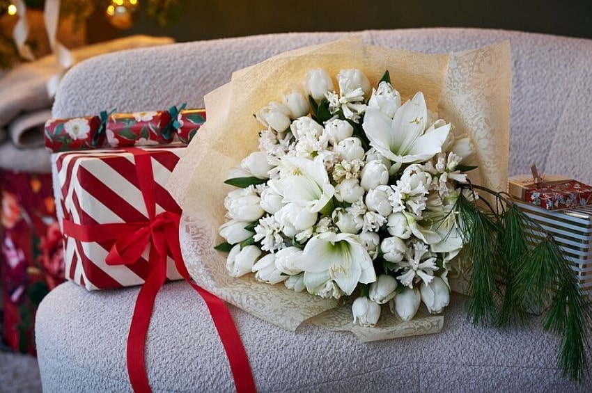 Natale monocromatico? Con le bulbose si può