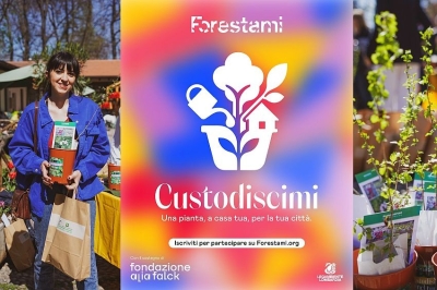 Forestazione urbana: dal 16 Maggio 2026 grazie a Custodiscimi, 2.500 piantine cercano affidatari a Milano e hinterland